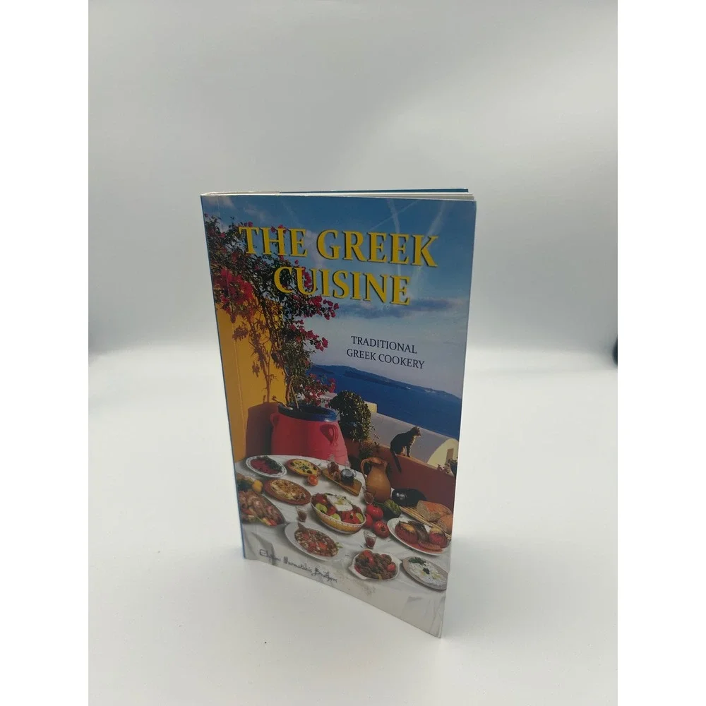 The Greek Cuisine Traditional‎ Greek Cookery Softcover Cookbook Mediterranean
